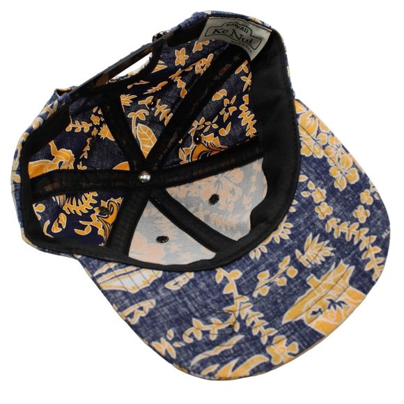 California Cal State Berkley Blue Gold Hawaiian Snapback Hat Ke Nui Hula Girl - Picture 8 of 10